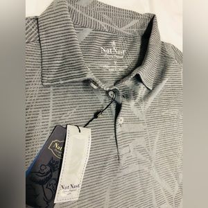 Nat Nast - Luxury Originals - Men’s Short-sleeve Polo (Size M) Gray